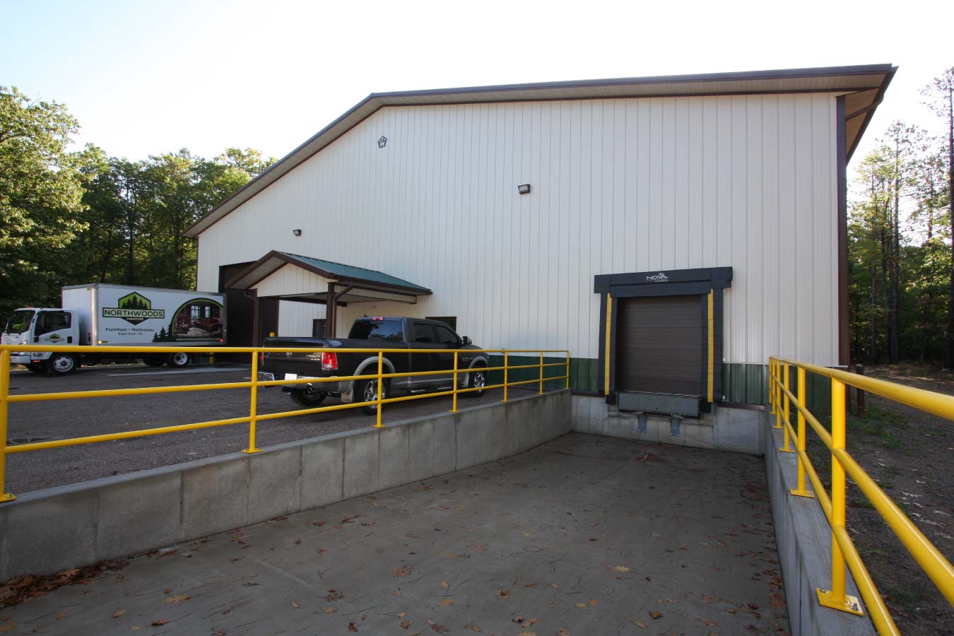 Steel Warehouse Loading Dock