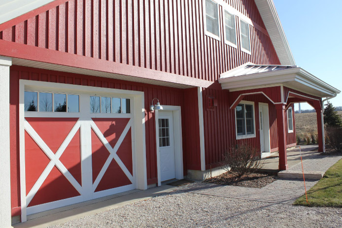 Custom Features on the Post-Frame Farm Residence Custom Features on the Post-Frame Farm Residence