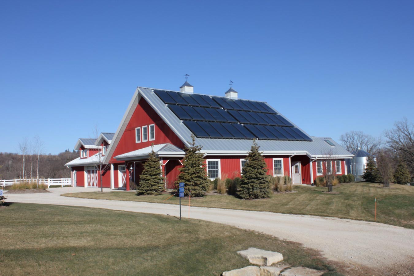 Pole Barn Home Side View
