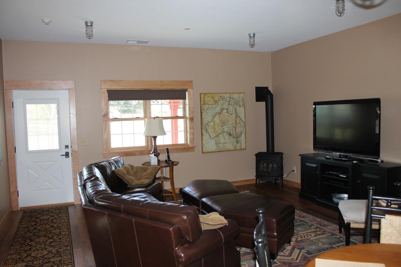 Pole Barn Home Living Room
