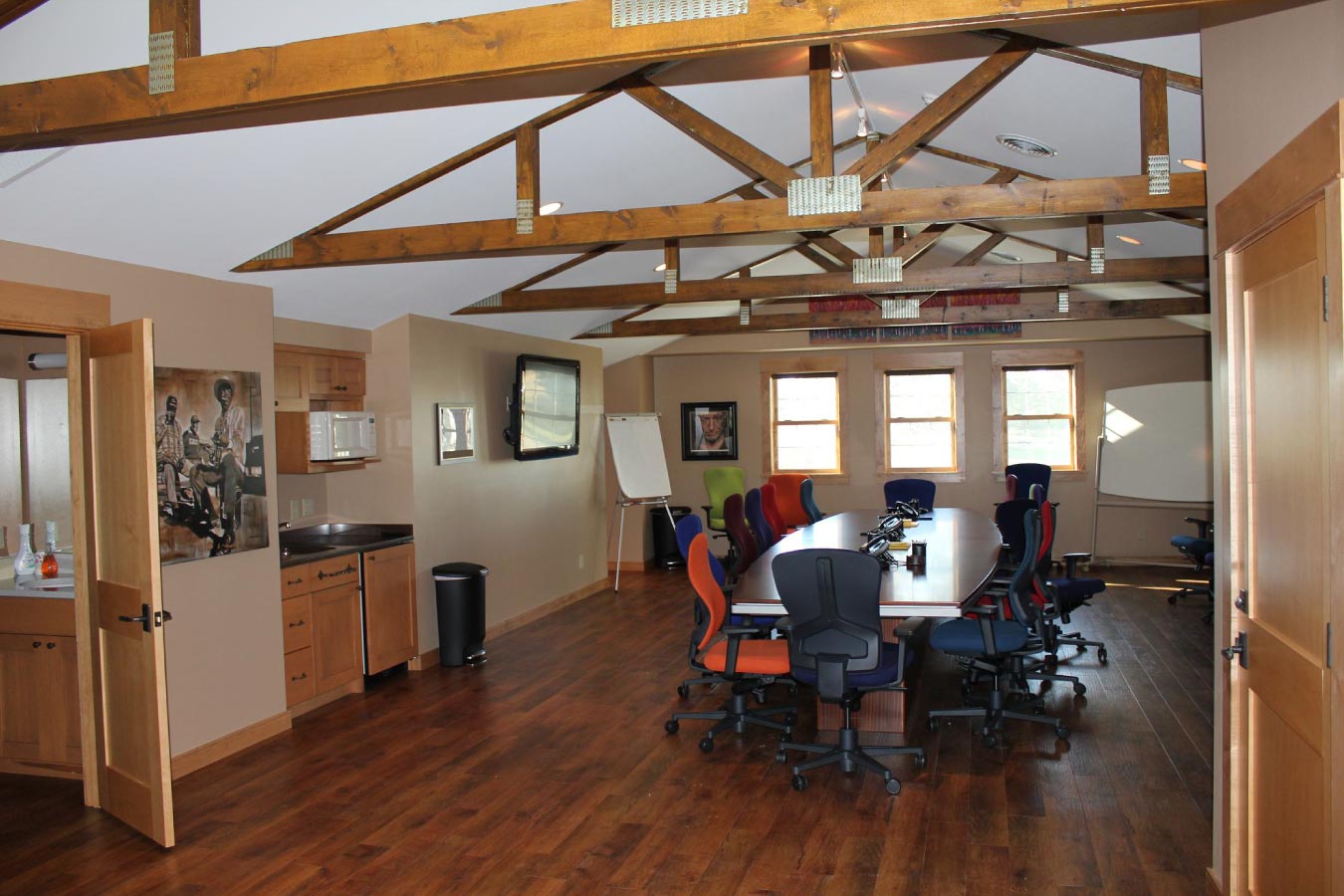 Pole Barn Office Conference Room