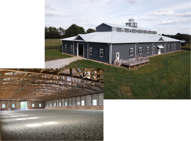 Post-Frame Horse Arena Built by Walters Buildings Post-Frame Horse Arena Built by Walters Buildings