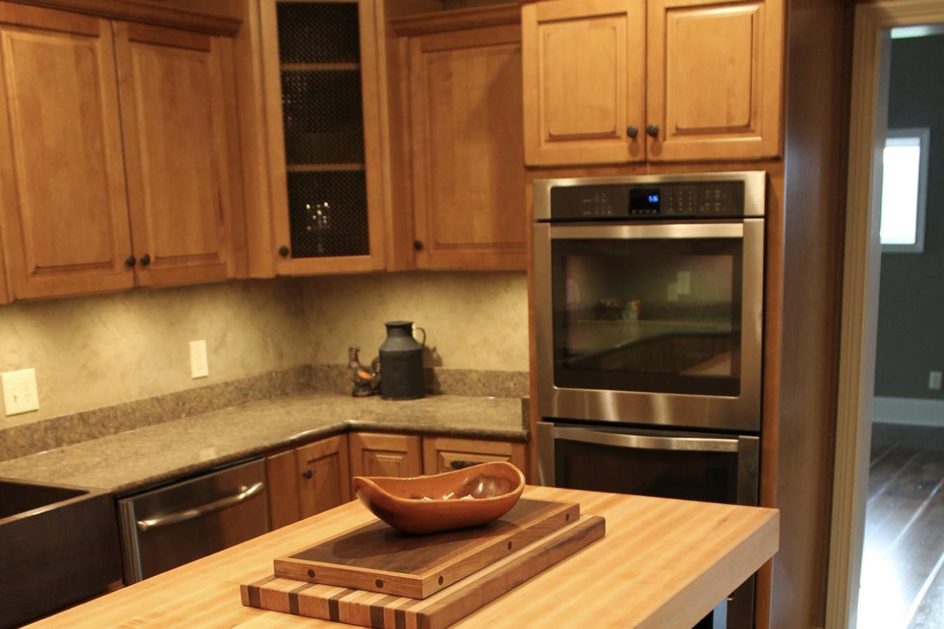 Pole Barn Home Kitchen Island
