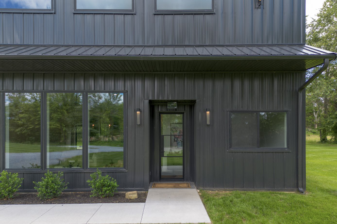 All-Black Steel Exterior All-Black Steel Exterior
